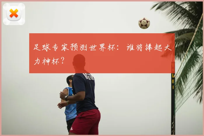 足球专家预测世界杯：谁将捧起大力神杯？