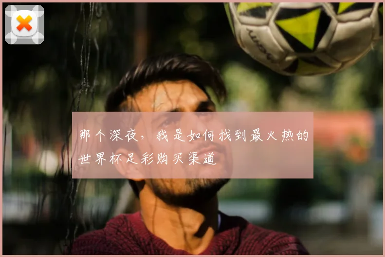 那个深夜，我是如何找到最火热的世界杯足彩购买渠道